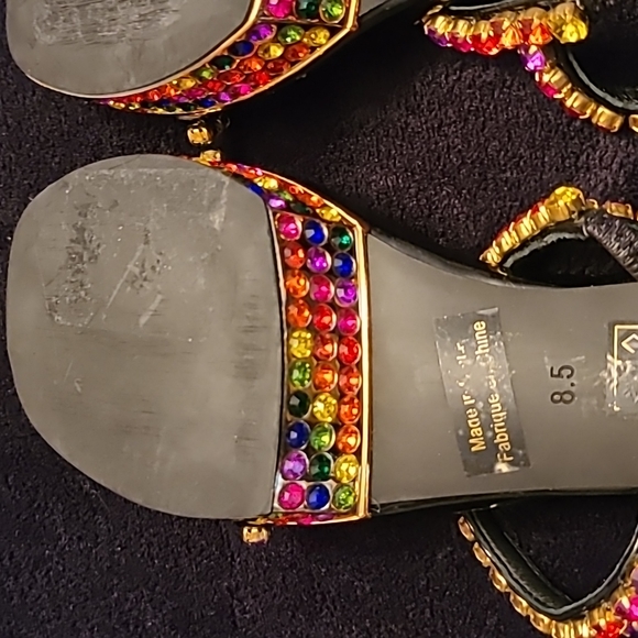 Jeffrey Campbell Rhinestone Sandals - Picture 7 of 12